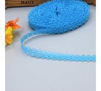 Rifinitura Iace 10 metri di bellissimo nastro pizzo fai da te fatto a mano for abbigliamento intimo abito sposa donna accessori indossare(Blue,5 yards)