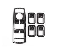 Rifiniture interne auto Compatibile Con Benz Per A 2013-2018 Per B 2012-2019 Per C 2008-2013 Auto Cornice Pulsante Alza Vetro Rifinitura Adesivo(Black)