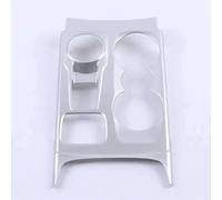 Rifiniture interne auto Compatibile Con Ford Per Kuga Per Escape MK3 2020 2021 2022 2023 2024 Striscia Decorativa Leva Del Cambio Copertura Pannello Portabicchieri Adesivi LHD(Silver)