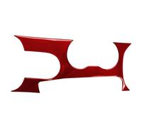 Rifiniture interne auto Compatibile Con Ford Per Mustang GT 2015-2021 Rifinitura Pannello Cambio Auto Copertura Portabicchieri Decorazione Adesivo Cornice(Red)