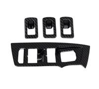 Rifiniture interne auto Compatibile Con Tiguan 2 2016 2017 2018 2019 2020 2021 Pannello Di Rivestimento Per Interruttore Alzacristalli Auto Adesivi Per Auto Accessori(Black)