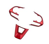 Rifiniture interne auto Compatibile Con Toyota Per RAV4 XA50 Per Corolla E210 Per Corolla Per Cross 2019-2025, Rivestimento Protettivo Per Volante Auto(Rosso)