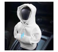 Rifiniture Interne Auto Copertura Pomello Cambio Per Auto Maniglia Manuale Cambio Trim Copertura Leva Cambio Copertura Per Auto Con Cappuccio Per Auto Accessori Interni(B Whtie)