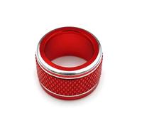 Rifiniture Interne Auto Per Subaru XV Per Forester Per Outback 2015-2018 Per WRX Auto Specchietto Retrovisore Manopola Regolazione Interruttore Controllo Anelli Decorativi(A Red)