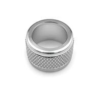 Rifiniture Interne Auto Per Subaru XV Per Forester Per Outback 2015-2018 Per WRX Auto Specchietto Retrovisore Manopola Regolazione Interruttore Controllo Anelli Decorativi(A Silver)