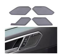 Rifiniture Interne Auto Per VW Per TIGUAN Per Tiguan Per MK2 2017 2018 2019 2020 2021 2022 Chrome Car Door Audio Altoparlante Trim Copertura Interna Striscia Decorativa(Glossy Black)