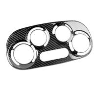 Rifiniture Interne Compatibile Con Abarth 595 595C 695 695C 2012-2024 LHD RHD Manuale Dell'auto Clima Central AC Manopola Pannello Di Controllo Adesivo Trim Cover