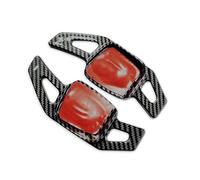 Rifiniture interne per auto 2 Pezzi Di Cambio Automatico ABS Per Auto Palette Del Cambio Al Volante Accessori Per VW Per Golf 8 Per Tiguan Per PASSAT Per Touareg Per Tharu(Nero)