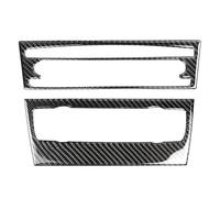 Rifiniture interne per auto 2 Pezzi Di Rivestimento Decorativo Per Pannello CD Della Console Dell'auto Per BMW E90 E92 E93 Serie 3 2005 2006 2007 2008 2009 2010 2011 2012