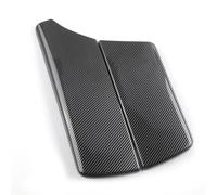 Rifiniture interne per auto 2 Pezzi In Fibra Carbonio Console Centrale Bracciolo Pannello Di Copertura Adesivo LHD Per BMW Serie 5 F10 F18 2011-2017 Accessori Per Auto strisce decorative per auto