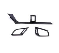 Rifiniture interne per auto 3 Pezzi Rivestimento Bocchette Ventilazione Cruscotto Con Guida A Sinistra Per Civic 10th 2016 2017-2020 2021 Accessori Decorativi In Fibra Carbonio Accessori Interni Auto