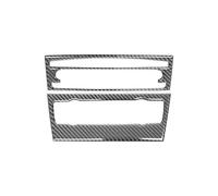 Rifiniture interne per auto Adesivi Decorativi Per Pannello Pulsanti CD Aria Condizionata Console Centrale Auto Per BMW Serie 3 E90 E92 320i strisce decorative per auto(A Style B Black)