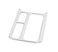 Rifiniture interne per auto Adesivo Per Cornice Portaoggetti Centrale Per Controllo Interno Auto Per VW Per Tiguan MK1 2008-2015 LHD(Argento)