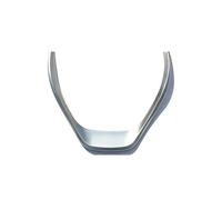 Rifiniture interne per auto Adesivo Per Rivestimento Volante Interno Auto In ABS Per BMW Serie 3 F30 F31 F34 2013 2014 2015 2016 2017 2018 Per F20 2012-2019 Interne Decorative(Argento)