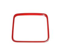 Rifiniture interne per auto Copertura Decorativa Per Vano Portaoggetti Della Console Centrale Dell'auto Per Dodge Per RAM 1500 2012-2015 2016 2017 Accessori Interni(Rosso)