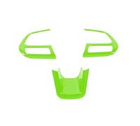 Rifiniture interne per auto Copertura Decorativa Per Volante Auto Per Jeep Per Compass 2017-2020 Per Renegade 2015 2016 2017 2018 2019 2021 2022 2023 2024 strisce decorative per auto(Verde chiaro)