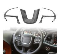 Rifiniture interne per auto Coprivolante Decorativo Per Dodge Per Challenger Per Charger Per Durango 2015 2016 2017 2018 2019 2020 2021 2022 Accessori strisce decorative per auto(Stile 3)