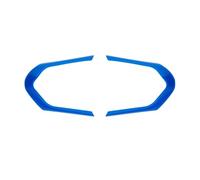 Rifiniture interne per auto Cornice Decorativa Per Volante In ABS Cromato Per BMW F20 F22 F21 F30 F32 F33 F36 F06 F12 F13 X5 F15 X6 F16 Accessori decorativi(Blu)