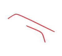 Rifiniture interne per auto Cornice Per Presa D'aria Interna In ABS Rossa Per Auto RHD LHD, Adesivi Rossi Per Civic 10a Generazione 2016-2021 strisce decorative per auto(LHD)