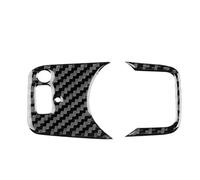 Rifiniture interne per auto Per Alfa Per Romeo Per Giulia Per Stelvio 2015-2024 LHD RHD Pannello Pulsanti Interruttore Fari Auto In Vera Fibra Di Carbonio Morbida(For RHD Black Carbon)