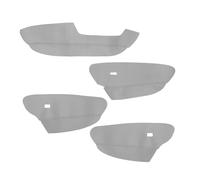 Rifiniture interne per auto Per BMW Per X5 E70 2007 2008 2009 2010 2011 2012 2013 4 Pezzi Pannello Copri Bracciolo Portiera Interna Auto In Microfibra E Pelle(Grigio)