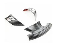 Rifiniture interne per auto Per BMW Serie 1 3 E87 E90 E92 E93 2005-2012 Volante In Fibra Carbonio Lucido Toppa Decorativa