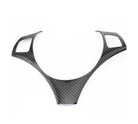 Rifiniture interne per auto Per BMW Serie 1 3 E87 E90 E92 E93 2005-2012 Volante In Fibra Carbonio Lucido Toppa Decorativa