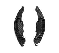 Rifiniture interne per auto Per Civic 10th 2016 2017 2018 2019 2020 2021 Copertura Di Estensione Del Cambio Al Volante In Vera Fibra Di Carbonio(Black cabron)