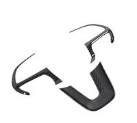 Rifiniture interne per auto Per Dodge Per Challenger Per Charger Per Durango Per Jeep Per Grand Cherokee SRT8 Coprivolante Per Auto Centrale strisce decorative per auto(Carbon Fiber 3Pcs)