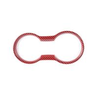 Rifiniture interne per auto Per Ford Per Mustang 2015-2022 Telaio Portabicchieri Per Auto Modanatura Interna In Fibra Di Carbonio Accessori Per Portabicchieri. Interne Decorative(Carbon Red)