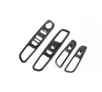 Rifiniture interne per auto Per Jeep Per Renegade 2016 2017 2018 2019 2020 2021 2022 2023 2024 Accessori Decorazione Del Pannello Pulsante Sollevamento Finestrino(Look in carbonio)
