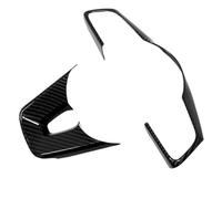 Rifiniture interne per auto Per Kia Per Cerato Per K3 Per Seltos 2019 2020 ABS Decorazione Del Volante Copertura Pannello Adesivo Della Cornice strisce decorative per auto(2*Carbon Look)