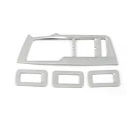 Rifiniture interne per auto Per VW Per Tiguan MK2 2017-2019 Accessori Interni In Acciaio Inossidabile Adesivo Decorativo Argento Opaco Per Console Centrale strisce decorative per auto(Style C LHD)