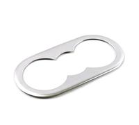 Rifiniture interne per auto Per VW Per Tiguan MK2 2017-2019 Rivestimento Portabicchieri Per Sedile Posteriore Adesivo Interno In Acciaio Inossidabile strisce decorative per auto(Argento)