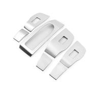 Rifiniture interne per auto Rivestimento Decorativo Per Pannello Di Regolazione E Sollevamento Dell'interruttore Del Bracciolo Portiera E Finestrino Per Mazda 3 BP 2019-2025(Argento)
