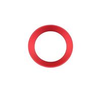 Rifiniture interne per auto Rivestimento Del Logo Sul Pannello Volante Per VW Per Golf 6 7 MK6 MK7 Per Jetta MK5 Per Passat B6 B7 Per Polo Per Skoda Per Fabia Accessorio interne Auto(Rosso)