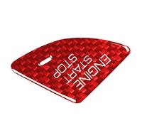 Rifiniture interne per auto Rivestimento Del Pulsante Di Avviamento E Arresto Del Motore Dell'auto Per Cadillac ATS 2013-2019 Per Cadillac ATS-L 2014 2015 2016 2017 2018 2019 Interne Decorative(Rosso)