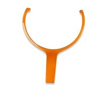 Rifiniture interne per auto Rivestimento Del Volante Per BMW F20 F22 F30 F31 F32 F33 F35 F36 F10 F06 F12 F13 F15 F16 550D 328M Accessori Interni Auto(Arancia)