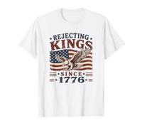 rifiutando i re dal 1776 4 luglio per Il patriota democratico Maglietta