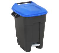 Rifiutare/Bidone Dei Rifiuti con Ruote Piede Pedale 100L - Blu - Sealey BM100PB