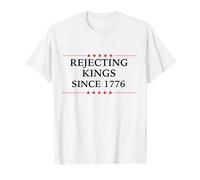 rifiutare i re dal 1776 divertente 4 luglio per i democratici Maglietta