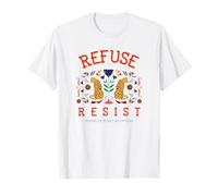 Rifiutare Resistere - Arrendersi Non è un'opzione (Boho Graphic) Maglietta