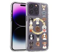 Rifle Paper Co. - Custodia per iPhone 14 Pro Max, compatibile con MagSafe; protezione contro le cadute da 12 m, con facce di cani, antigraffio, materiale antiurto, sottile, anti-ingiallimento, per cani