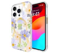 Rifle Paper Co. - Custodia per iPhone 15 Pro, compatibile con MagSafe, protezione da cadute da 3,7 m, graziosa custodia per iPhone 6,1 pollici con motivo floreale, tecnologia antigraffio, materiale