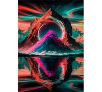 Riflessi di montagna da sogno Puzzle 2000 Pezzi 100x70 cm Puzzle Fai da te,Intrattenimento Creativo - Puzzle Per Adulti E Tutta La Famiglie