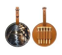 Riflessione degli alberi Brown Golf Tee Storage Bag, multifunzionale Golf tee Storage Bag per gli uomini, materiale durevole dell'unità di elaborazione