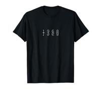 Riflessioni del 1968 - Design personalizzato con numero di anno di compleanno Maglietta
