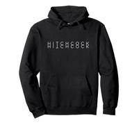 Riflessioni di Hitchcock - Personalizzato Specchiato Cognome Art Felpa con Cappuccio
