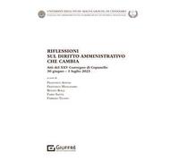 Riflessioni sul diritto amministrativo che cambia