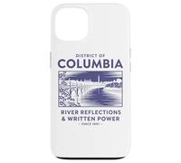 Riflessioni sul fiume del distretto di Columbia e potere scritto Custodia per iPhone 13
